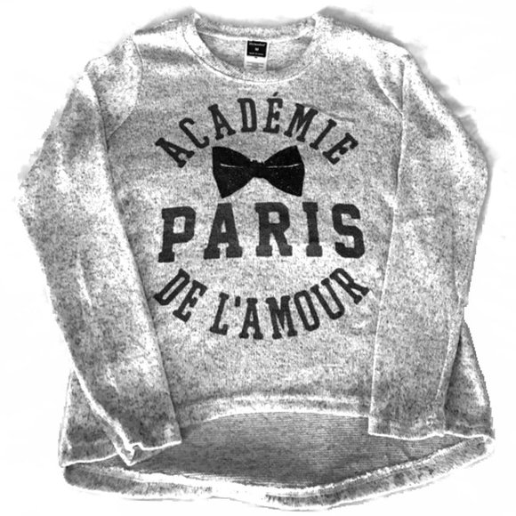 Stranded Sweaters - *3/$30* Stranded Grey Sparkly Paris Sweater